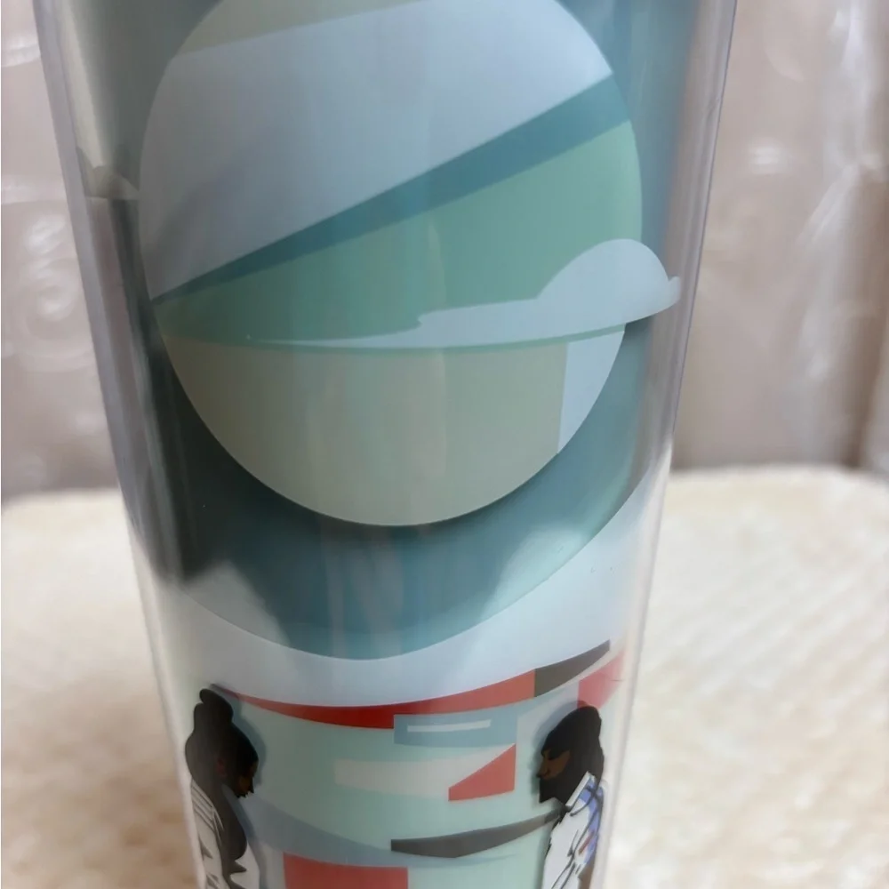 Starbucks + Lou Black History Memorabilia 2024, 24 oz Cold Beverage Tumbler